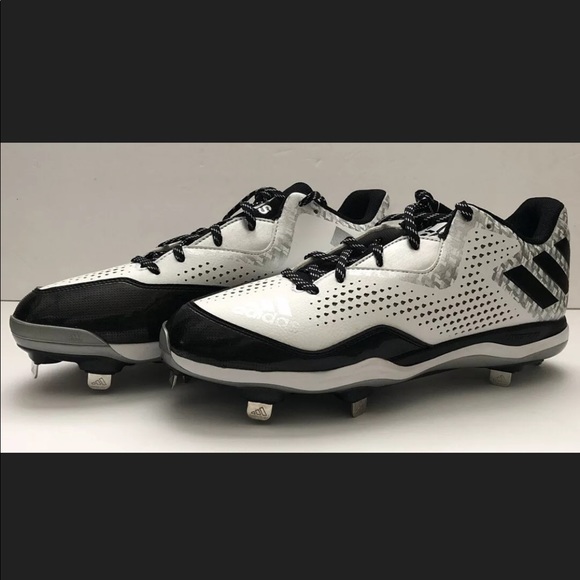 Adidas Power Alley 4 Metal Baseball Cleats - Picture 2 of 7